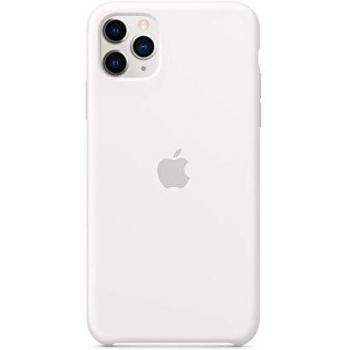 Apple Silikon Case (iPhone 11 Pro Max), Smartphone Hülle, Weiss