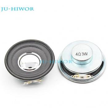 2pcs 4 Ohm 3W Round Speaker with Magnetic Edge