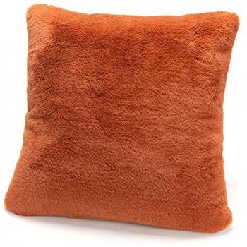 Coussin Luxe 50x50 Orange en Polyester Amadeus