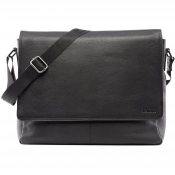 LEABAGS Ledertasche Oxford – 38x10x31 cm, echtes Büffel-Leder