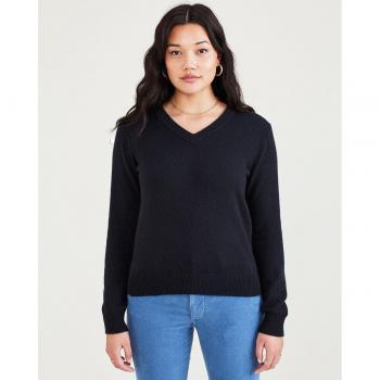 Dockers Pullover Scollo A V Blu Navy S