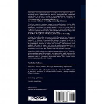 A Feminist Philosophy of Religion