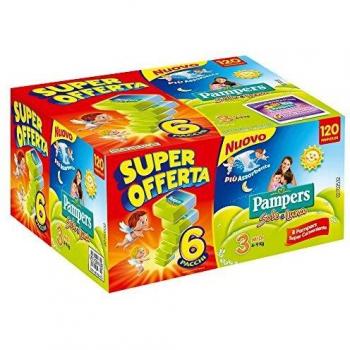 Pampers Sole e Luna Pannolini Midi, Taglia 3