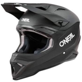 Oneal 1SRS Solid Motocross Helm Schwarz XL
