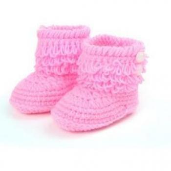 Botas de bebé con fondo suave y calcetines, 11 cm