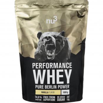 Nu3 Whey Power Mass – 1 kg Vanille