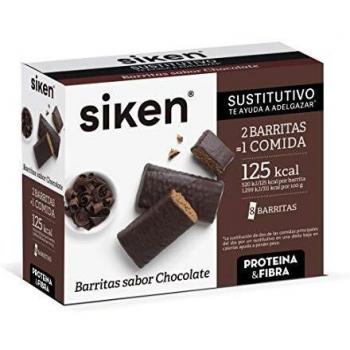 SIKEN SUSTITUTIVO BARRITAS CHOCOLATE 8 Uds