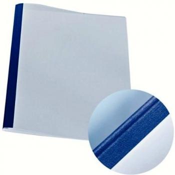 Leitz Thermobind‑A4 Mappe Leinenlook Blau (Rückenbreite 1,5 mm) 100 Stück