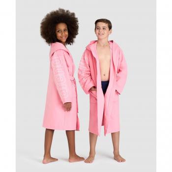 Accappatoio Arena Zeal plus Jr (Colore: pink-white, Taglia: 10/11)