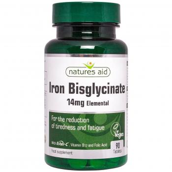 Natures Aid Iron Bisglycinate 14mg
