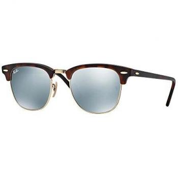 Ray-Ban Clubmaster, Occhiali da Sole Unisex-Adulto, Marrone