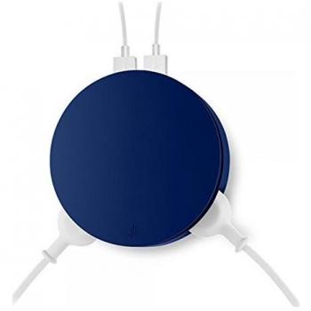 Prise ronde design avec 2 ports USB