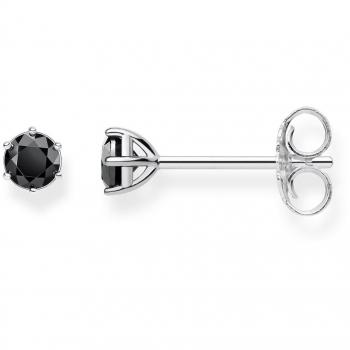 Pendientes de piedra negra de plata THOMAS SABO