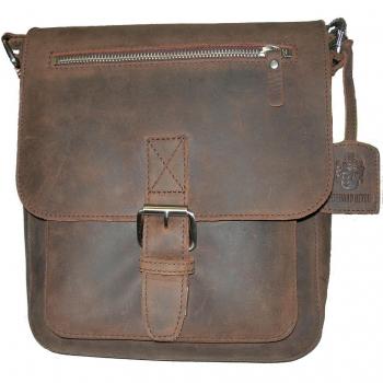Leonhard Heyden Salisbury Brown Leather Satchel 23 cm