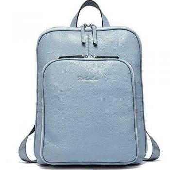 Damen Tagesrucksack BOSTANTEN in hellblauem Leder