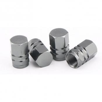 Motorcycle Valve Stem Caps Grey