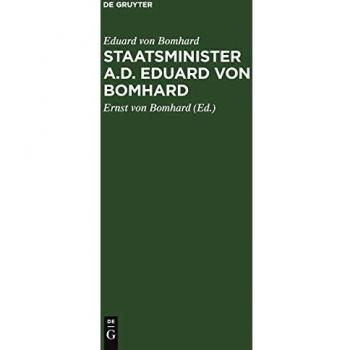 Staatsminister a.D. Eduard von Bomhard