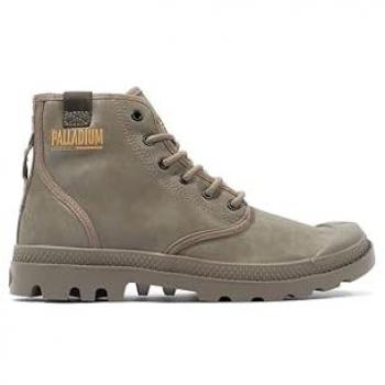 Palladium Schnürstiefeletten PAMPA HI COATED Grau Unisex