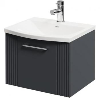 Avant 500mm Wall Mounted Vanity in Satin Anthracite