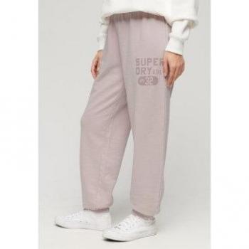 Superdry Pantalones de Chándal Beige Vintage