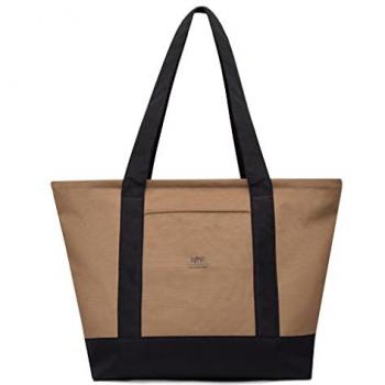 Strata Tote Bag aus recyceltem Polyester in Camel