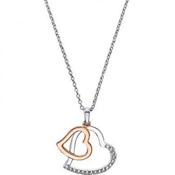 S.Oliver Damenkette mit Anhänger, 925 Sterling Silber, Zirkonia (synth.)