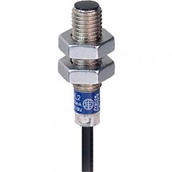 Détecteur inductif Telemecanique XS108B3PAL2 – sortie PNP/NO, 0‑2 mm, 12‑24 VDC