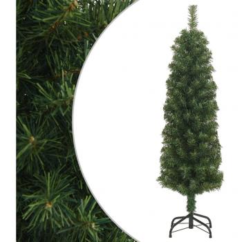 Slim Green PVC Christmas Tree with Stand 120 cm