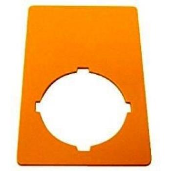 Plaque de secours jaune, dimensions 50 x 33 mm, couleur blanche – Eaton