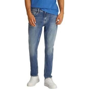 Tommy Hilfiger Men’s Slim Tapered Blue Jeans (28W x 32L)