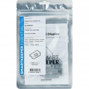 Smart Keeper Mini Bloccaporte DisplayPort Grigio – Set di 10 unità