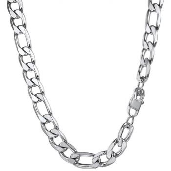 Collier Masculin Figaro Prosteel 13 mm Longueur 76 cm
