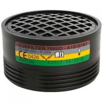 Vapeur Filtre EURMASK 22150 – Classe A1 B1 E1 K1