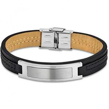 Pulsera Lotus Style LS1808-2/2 acero y piel