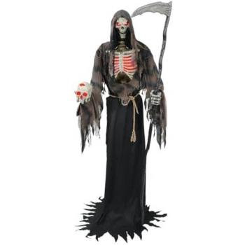 Schreckenssensenmann Halloween‑Dekoobjekt 210 cm – animiert & beleuchtet