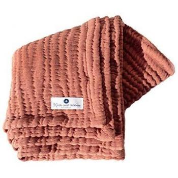 Babydecke Musselin Kuscheldecke Puckdecke Baby & Neugeborene, Nordic Coast Company, Musselindecke Kupfer Premium 100% Baumwolle Schadstoff geprüft