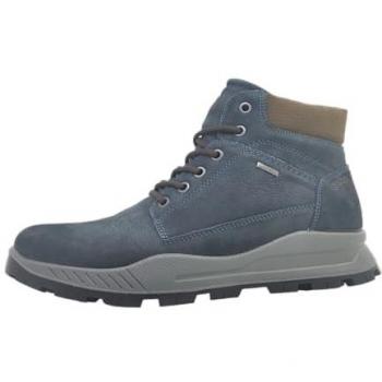 IGI & CO Stiefelette Nubukleder/Textil Schnürstiefelette