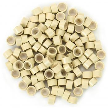 Silicone Lined Micro Beads for Hair Extensions