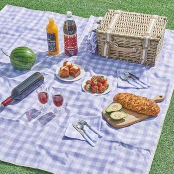Cestino Picnic in Vimini per Due Persone