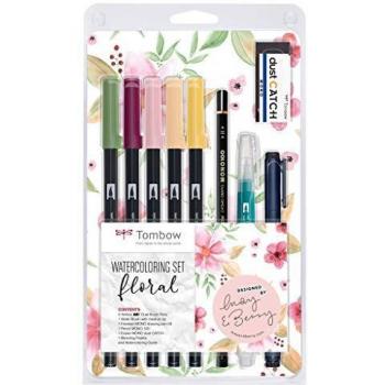 Set D’Aquarelle Floral Tombow