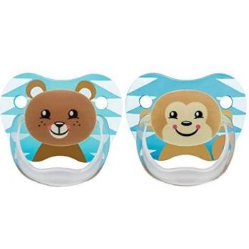 Chupete Dr Brown's Prevent Animales Azul 6-12 meses 2 Uds