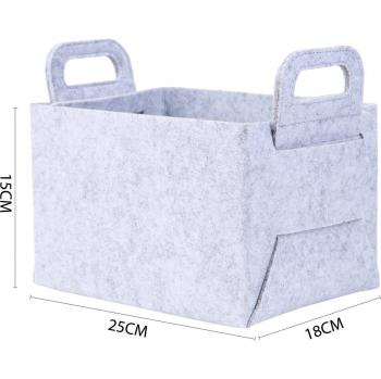 Portable Storage Bins with Handle for Wardrobe and Toy Storage