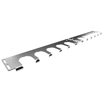 Rittal VX 8619.802 – Serverschrank-Zubehör: 5‑faches Stahlkabeldurchführungsblech (Grau) 4 Stk