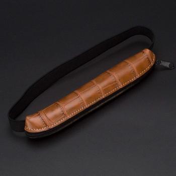 Étui de rangement pour crayons en cuir PU de luxe