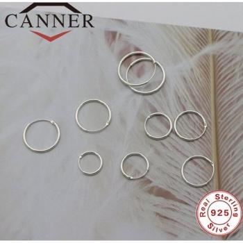 CANNER Simple Round Hoop Earrings for Women