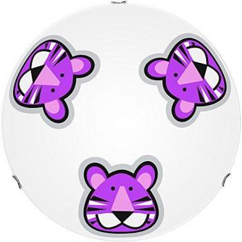 Lenny Chic Tigre – Plafonnier Chromé