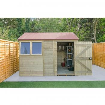 Forest Garden Timberdale 10 x 6ft Reverse Apex Shed