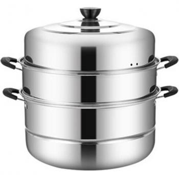 Three-Layer Stainless Steel Cooking Pot
