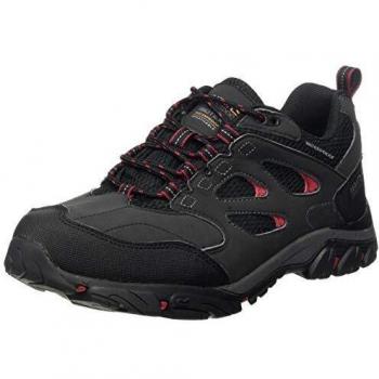Regatta Men's Holcombe IEP Low Waterproof Walking Shoes, Isotex Fabric, Breathable, Lightweight, Size: UK12, Color: Ash Rio Red
