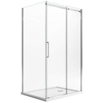 Prime Duo 1 Anta Box Doccia 75x110cm H200 Vetro Trasparente 8mm EasyClean Destra